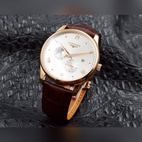 Многофункциональные мужские часы Longines Ремешок： кожаный ремешо