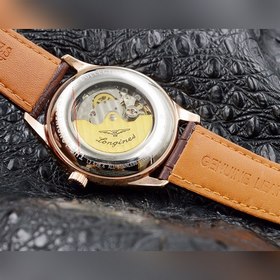 Многофункциональные мужские часы Longines Ремешок： кожаный ремешо