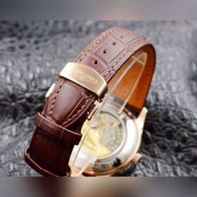 Многофункциональные мужские часы Longines Ремешок： кожаный ремешо