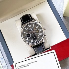 Мужские часы Longines с многофункциональным дизайном Элегантный, 