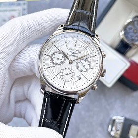 Мужские часы Longines с многофункциональным дизайном Элегантный, 