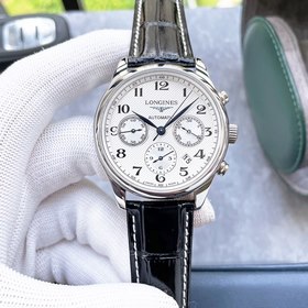 Мужские часы Longines с многофункциональным дизайном Элегантный, 