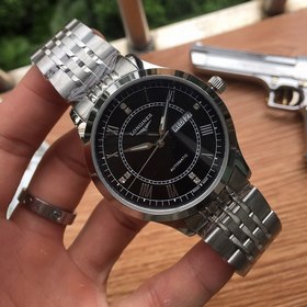Longines： лаконичные часы с тремя стрелками двойным календарем Эл