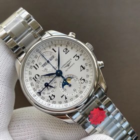Longines восьмистрелочный часы с лунным календарем, календарь, де