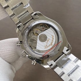 Longines восьмистрелочный часы с лунным календарем, календарь, де