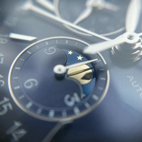 Longines восьмистрелочный часы с лунным календарем, календарь, де