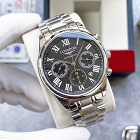 Мужские часы Longines с многофункциональным дизайном Элегантный,
