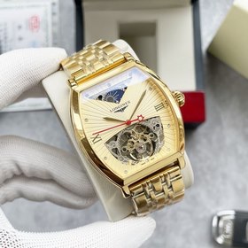 Longines, изысканные мужские часы с впечатляющим ажурным дизайном