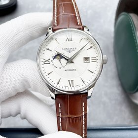 Элегантные мужские часы Longines с уникальным дизайном фаз Луны в