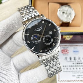 Элегантные мужские часы Longines с четырьмя стрелками указателем