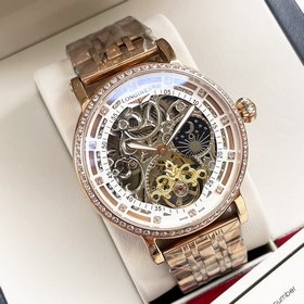 Элегантные мужские часы Longines с впечатляющим ажурным дизайном 