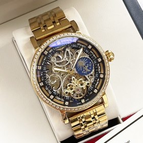 Элегантные мужские часы Longines с впечатляющим ажурным дизайном 