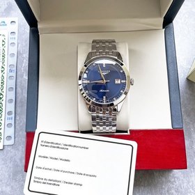 Элегантные мужские часы Longines с классическим дизайном с тремя