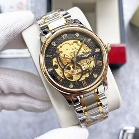 Элегантные мужские часы Longines с впечатляющим ажурным дизайном 