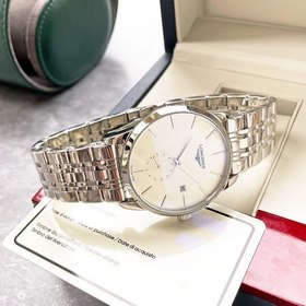 Элегантные мужские часы Longines, классический дизайн с двумя стр