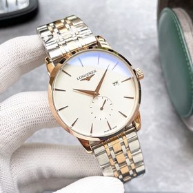 Элегантные мужские часы Longines, классический дизайн с двумя стр