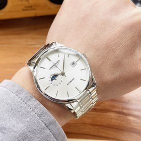 Элегантные мужские часы Longines с классическим тремя стрелками ф