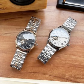Элегантные мужские часы Longines с лаконичным дизайном с двумя ст