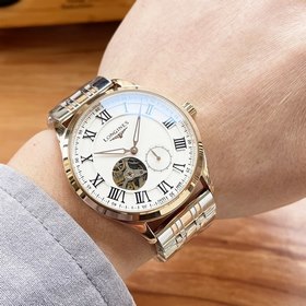Элегантные мужские часы Longines с лаконичным дизайном с двумя ст