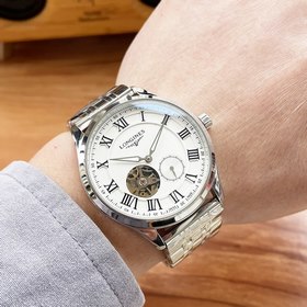 Элегантные мужские часы Longines с лаконичным дизайном с двумя ст