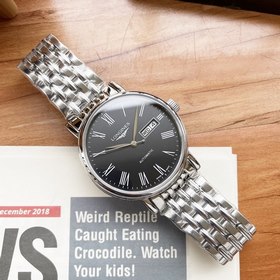 Элегантные мужские часы Longines с классическим дизайном с тремя 