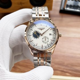 Элегантные мужские часы Longines с четырьмя стрелками указателем 