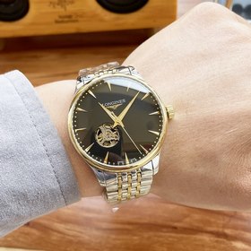 Элегантные мужские часы Longines с классическим большим циферблат