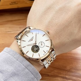 Элегантные мужские часы Longines с классическим двухстрелочным ме