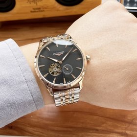 Элегантные мужские часы Longines с классическим двухстрелочным ме