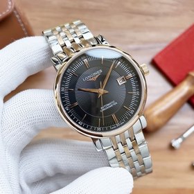 Longines Элитные мужские часы с тремя стрелками Ремешок ： ремешок