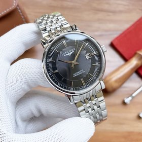 Longines Элитные мужские часы с тремя стрелками Ремешок ： ремешок