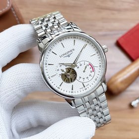 Longines Элитные мужские часы Часы с колесом Ремешок ： ремешок и
