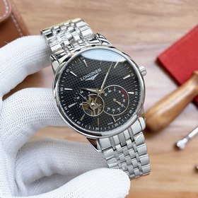 Longines Элитные мужские часы Часы с колесом Ремешок ： ремешок и