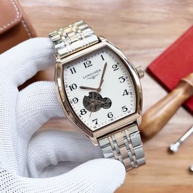 Longines с боковым колесом Ремешок ： 316 нержавеющая сталь/кожа 【