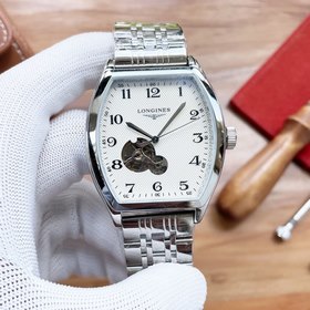 Longines с боковым колесом Ремешок ： 316 нержавеющая сталь/кожа 【