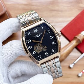 Longines с боковым колесом Ремешок ： 316 нержавеющая сталь/кожа 【