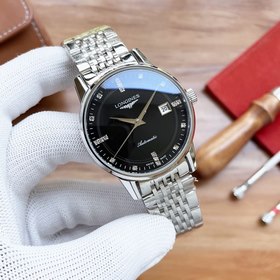 Longines Элитные мужские часы  Трехстрелочные часы в лаконичном 