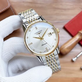 Longines Элитные мужские часы  Трехстрелочные часы в лаконичном 