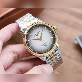 Longines Элитные мужские часы с тремя стрелками, лаконичный диза