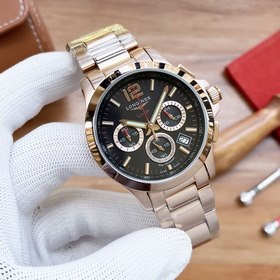 Longines - шестистрелочный мужской хронограф с кварцевым механизм