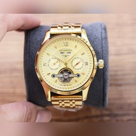 Longines Многофункциональные часы Элитные мужские часы Ремешок 