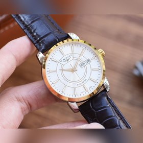 Longines Трехстрелочный наручный часы Элигантные мужские часы Ре