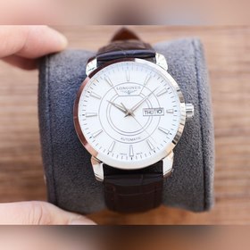 Longines Трехстрелочный наручный часы Элигантные мужские часы Ре