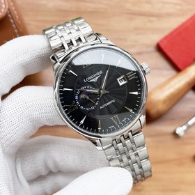Longines  Звездные часы Элитные мужские часы Ремешок ： натураль