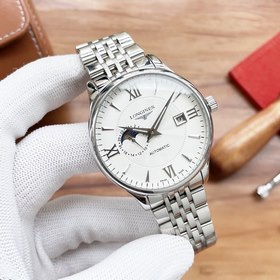 Longines  Звездные часы Элитные мужские часы Ремешок ： натураль