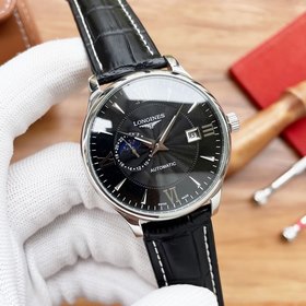 Longines  Звездные часы Элитные мужские часы Ремешок ： натураль