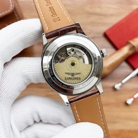 Longines  Звездные часы Элитные мужские часы Ремешок ： натураль