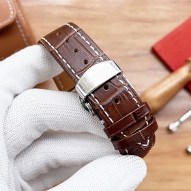 Longines  Звездные часы Элитные мужские часы Ремешок ： натураль