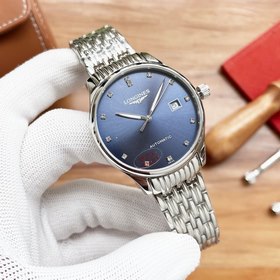 Longines Элитные мужские часы с тремя стрелками, лаконичный дизай