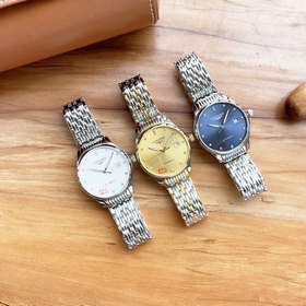 Longines Элитные мужские часы с тремя стрелками, лаконичный дизай